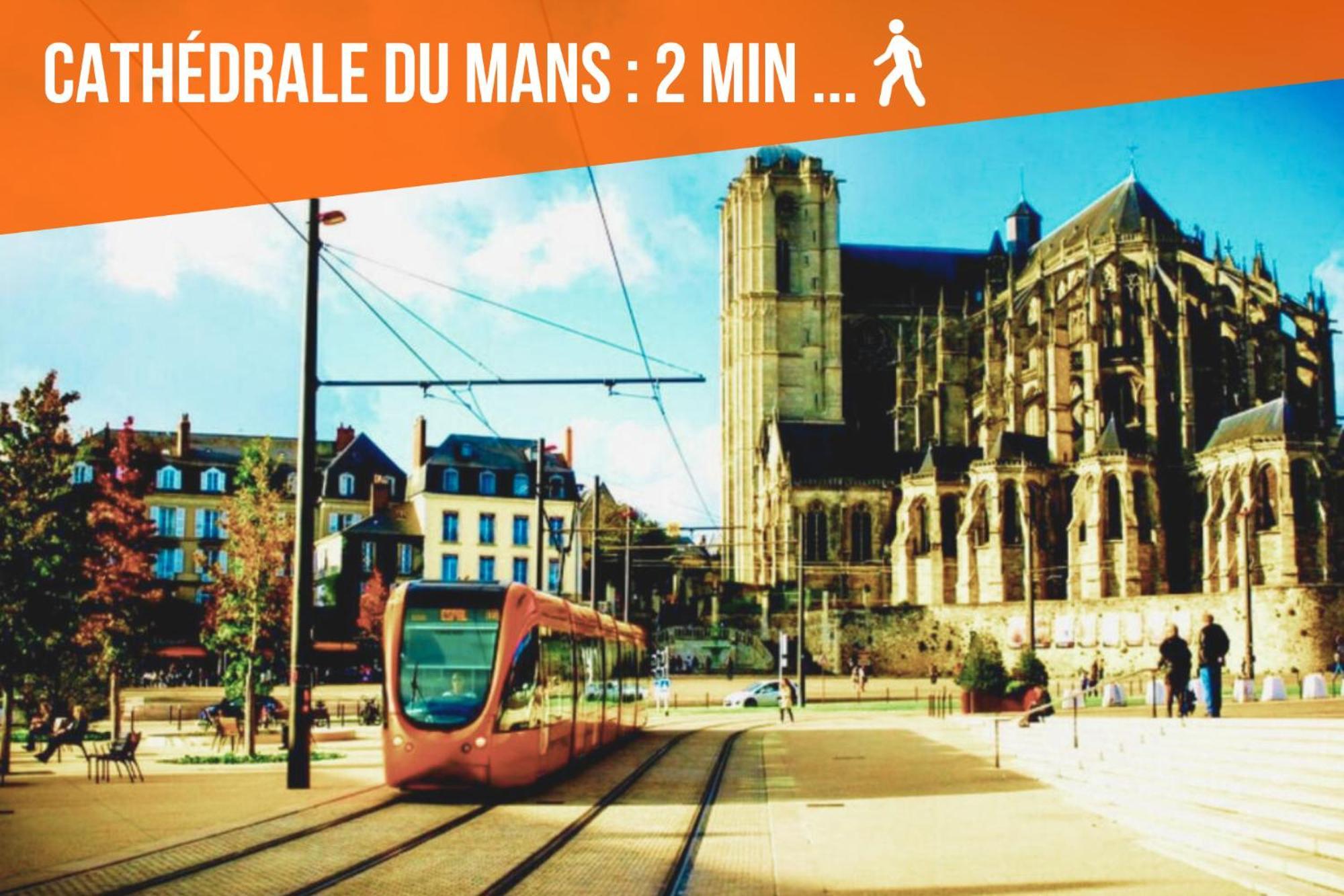 Le Mans City Sweet & Home - Climatise - Netflix - Wifi Fibre - Parking - Proche Circuit Des 24H & Centre-Ville - Accordhebergementconciergerie Extérieur photo